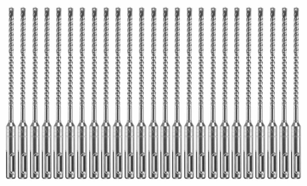 

Bosch 25 pc. 3/16 In. x 4 In. x 6-1/2 In. SDS-plus Bulldog Xtreme Carbide Rotary Hammer Drill Bits
