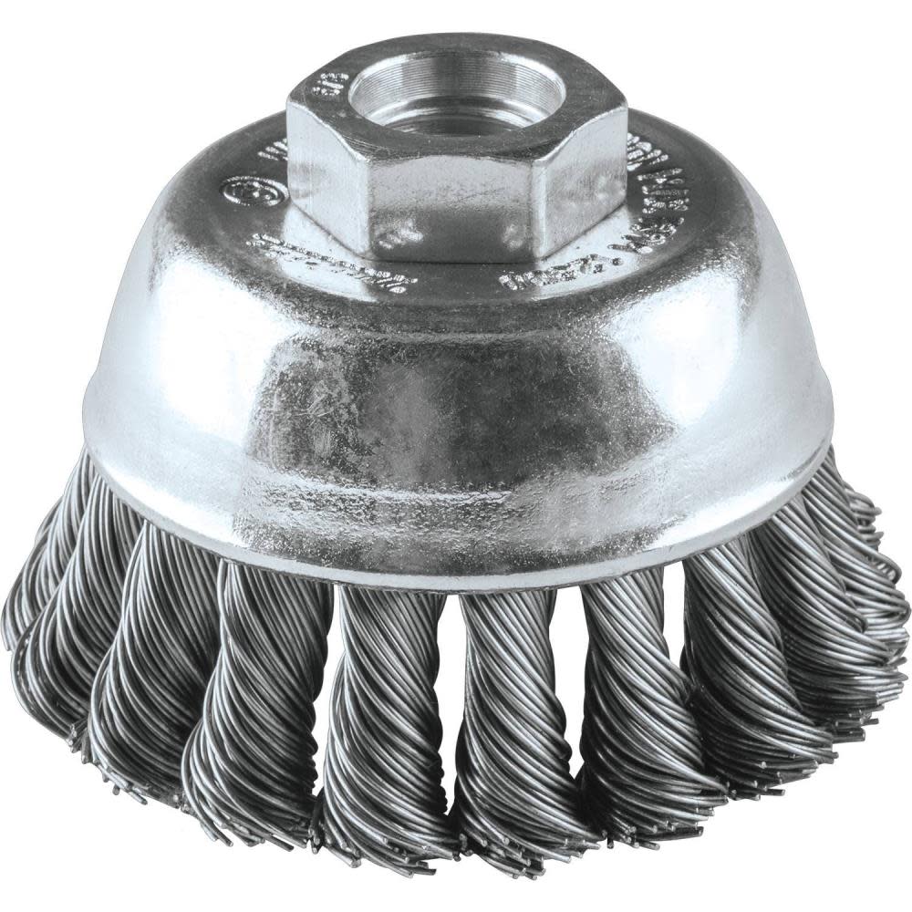 

Makita 2-3/4" Knot Wire Cup Brush Stainless 5/8"-11