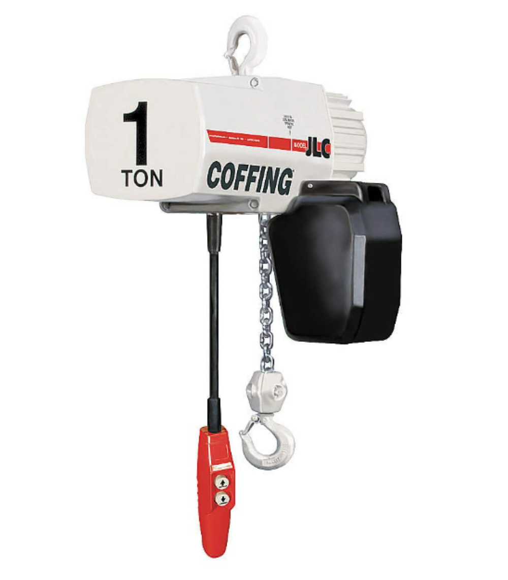 

Coffing Hoist JLC Series Electric Chain Hoist 2000 lb Capacity 15' Lift