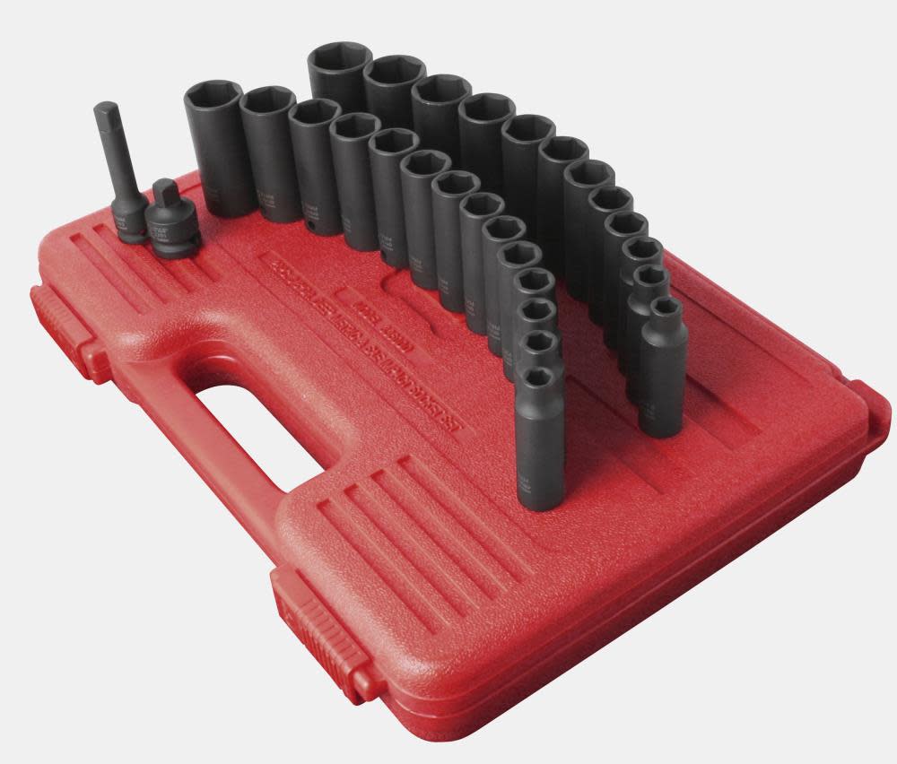 

Sunex 3/8 In. Drive SAE & Metric Double Deep Impact Socket 28 pc.