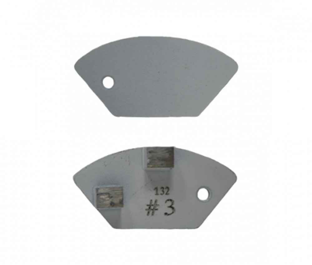 

National Flooring Equipment Half Bar Diamond Insert - Metal Bond 12 Grit