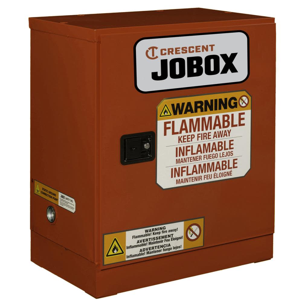 

Crescent JOBOX 12 Gallon Combustible Manual Close Safety Cabinet - Red