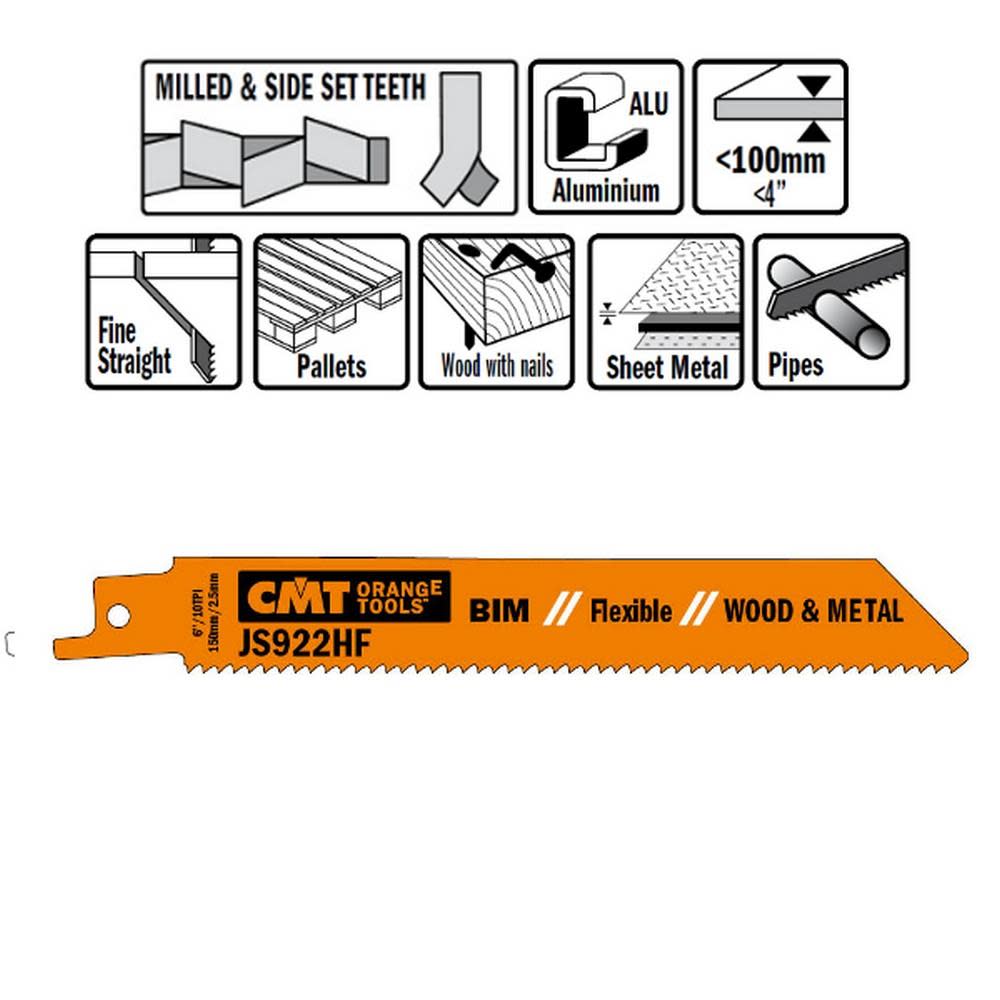 

CMT Bi Metal Recip Blade