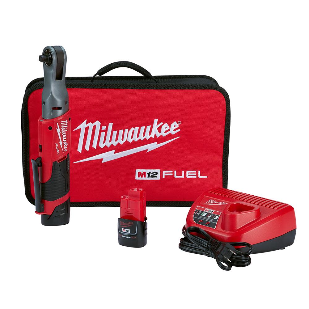 

Milwaukee M12 FUEL Ratchet 2 Battery Kit