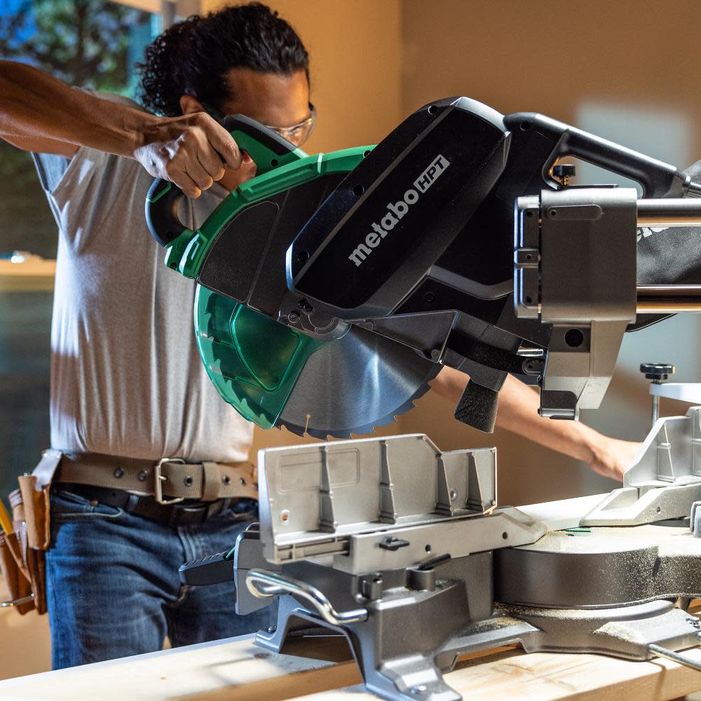 Metabo HPT 12 Inch Dual Bevel Sliding Miter Saw C12RSH3M Metabo HPT 12 Inch Dual Bevel Sliding Miter Saw C12RSH3M