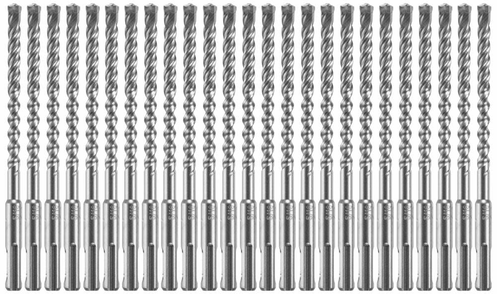 

Bosch 25 pc. 5/16 In. x 4 In. x 6 In. SDS-plus Bulldog Xtreme Carbide Rotary Hammer Drill Bits