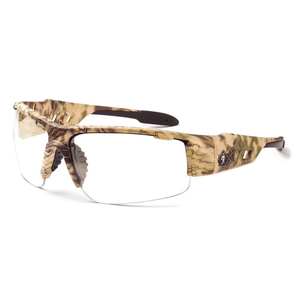 

Ergodyne Skullerz Dagr Safety Glasses Clear Lens with Kryptek Highlander Frame