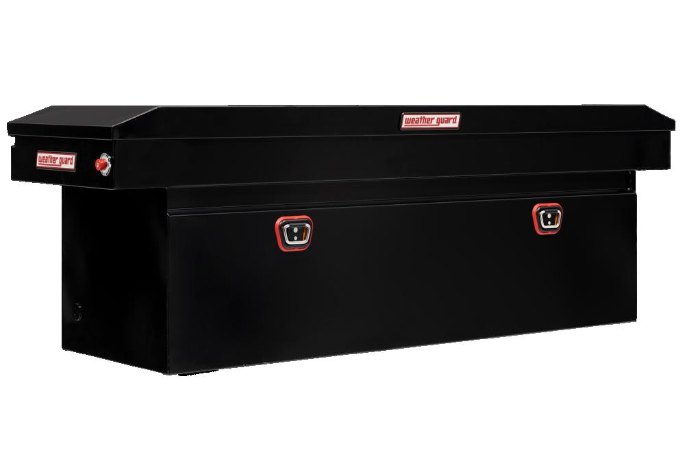 Weather guard saddle tool box clearance
