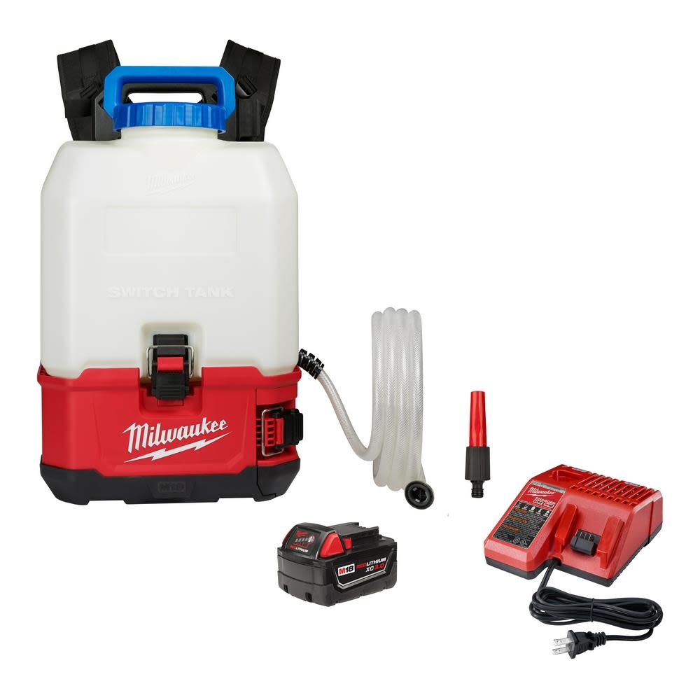 

Milwaukee M18 SWITCH TANK 4 Gallon Backpack Water Supply Kit