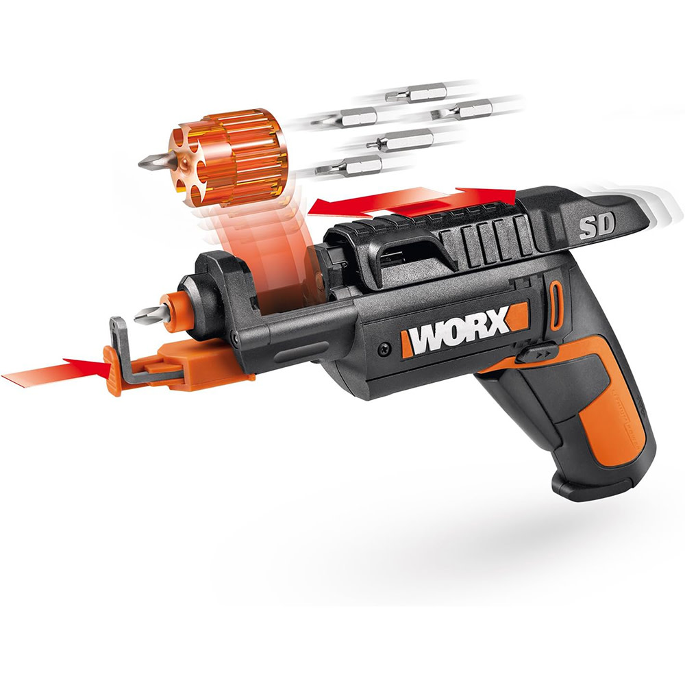 Worx Semi Automatic Power Screw Driver with Screw Holder Kit WX255L Acme Tools