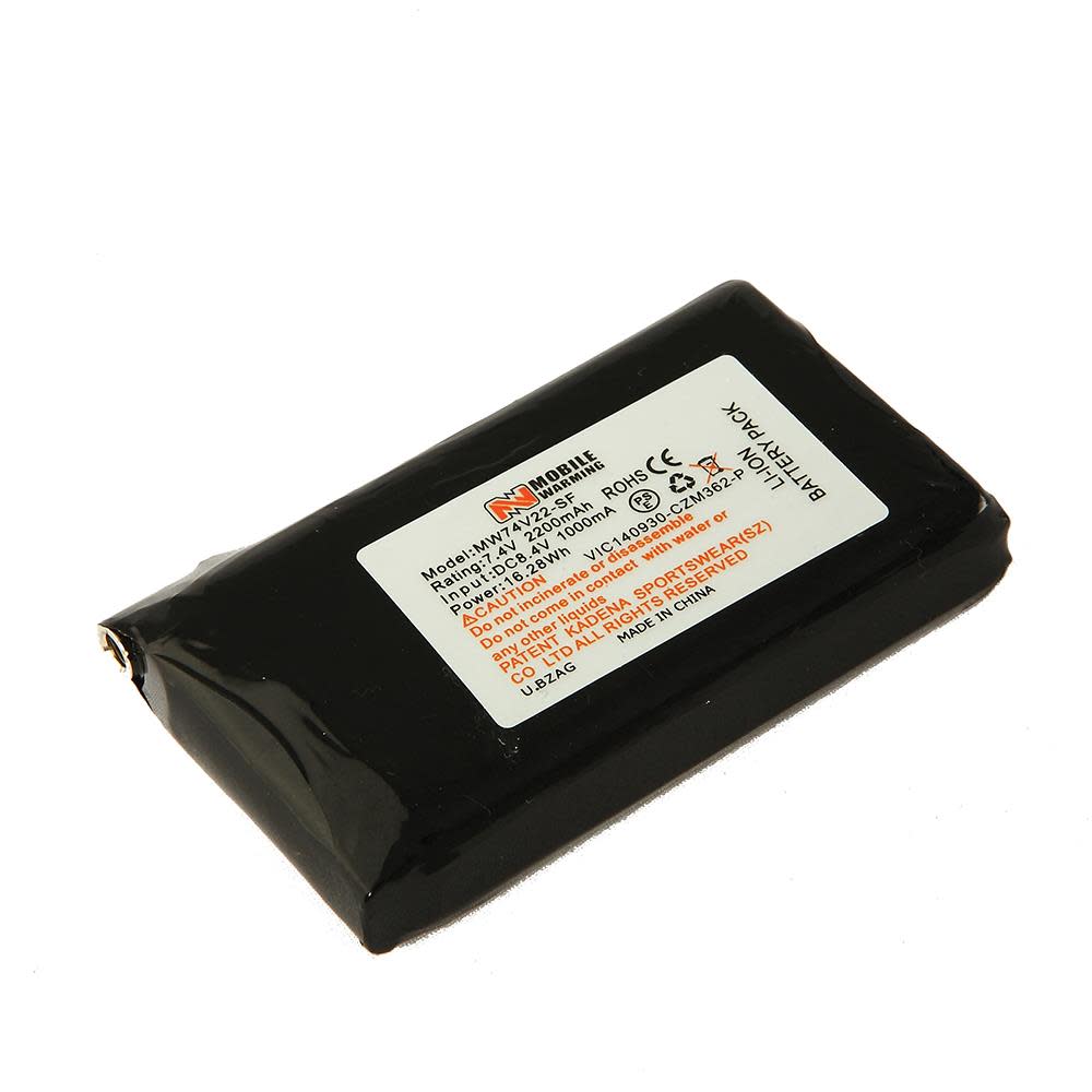 

Mobile Warming Base Layers 7.4 Volt Lithium-Ion Battery