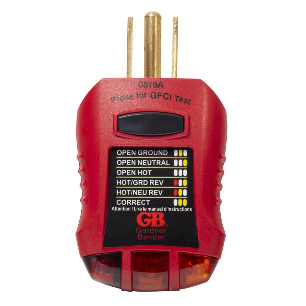 

Gardner Bender Ground Fault Receptacle Tester and Circuit Analyzer