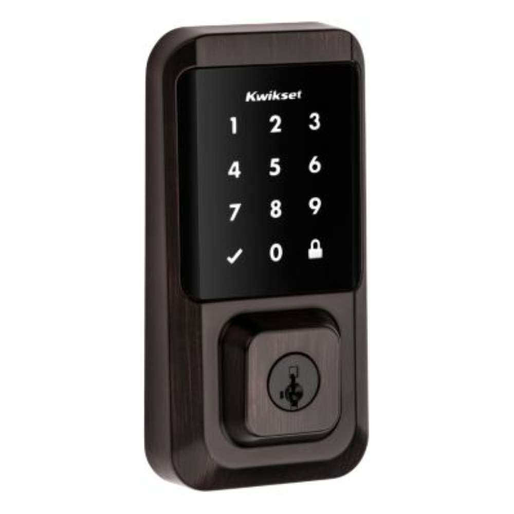 

Kwikset Halo Smart Lock Wi Fi Smart Lock Touchscreen Venetian Bronze
