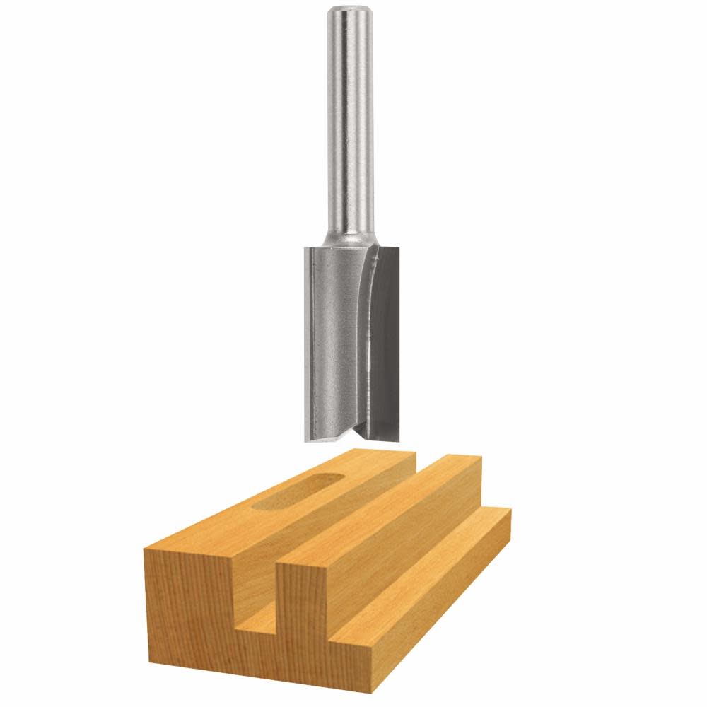 

Bosch 7/16 In. x 1 In. Carbide Tipped 2-Flute Straight Bit