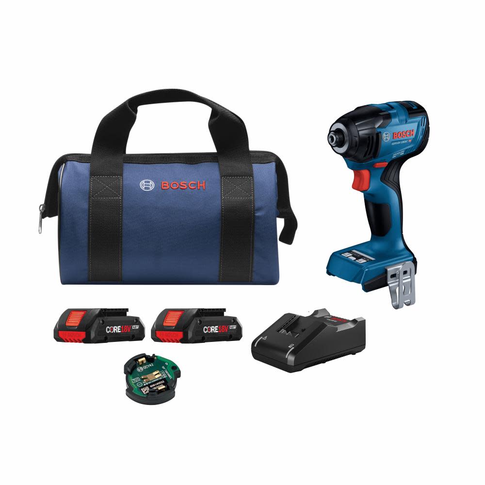 

Bosch 18V Connected Ready 1/4" Hex Impact Driver Kit