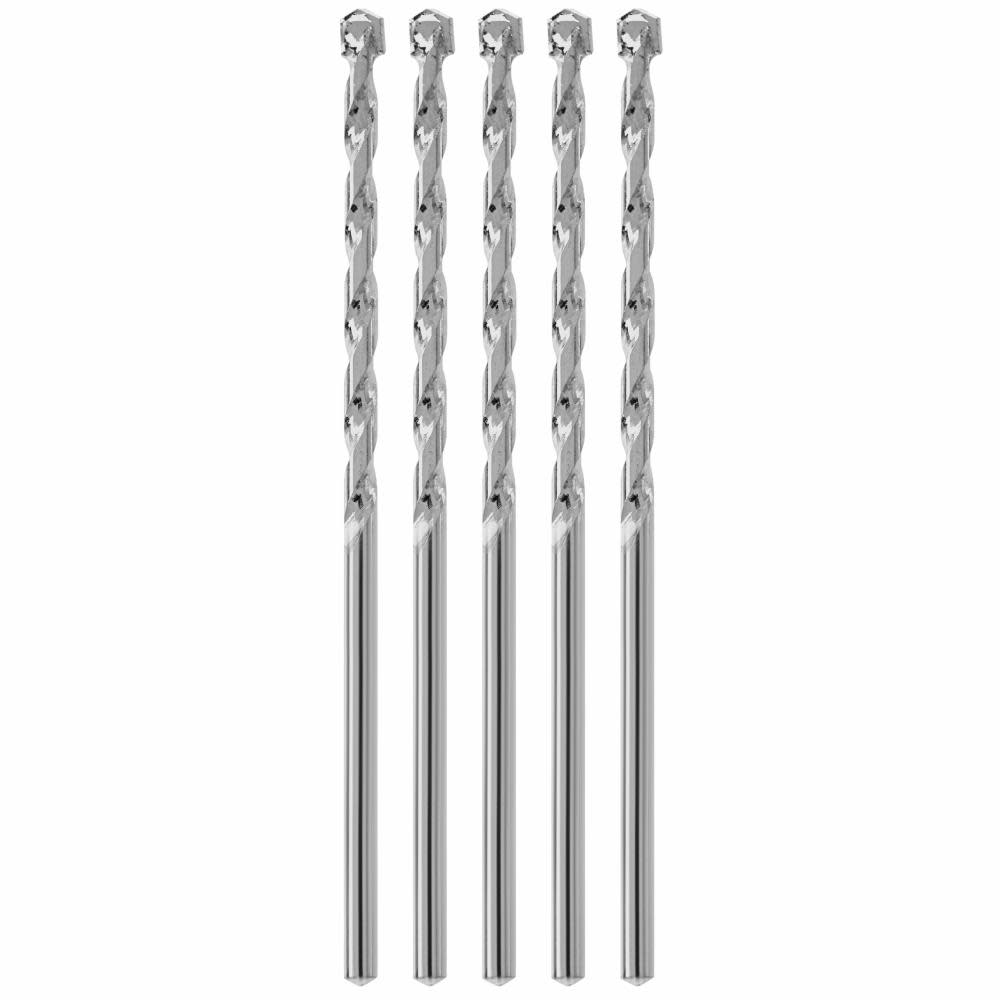 

Bosch Masonry Drill Bits 1/8" X 2" X 3" Fast Spiral Rotary 5pk