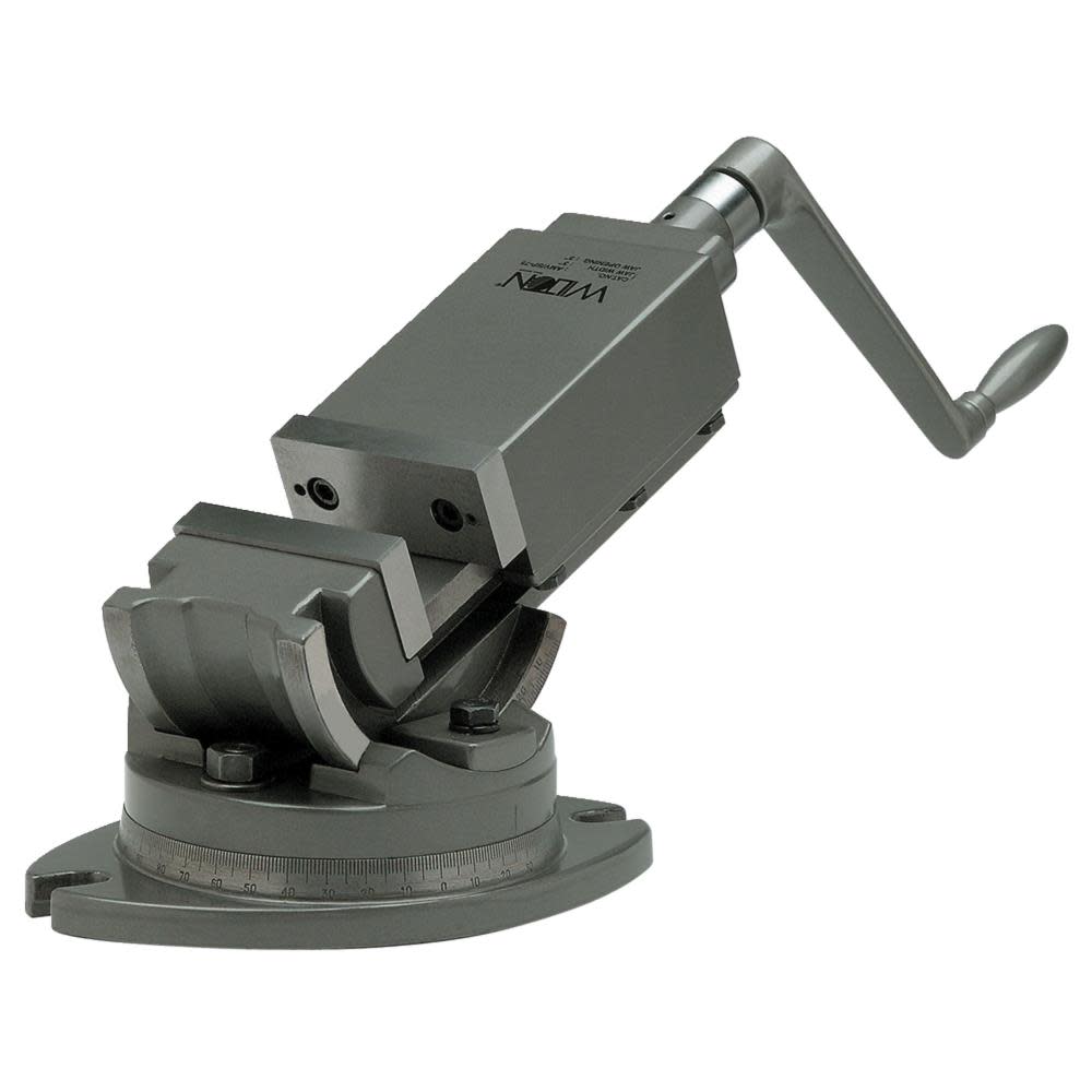 

Wilton 2-Axis Precision Angular Vise 6" Jaw Width 1-3/4 Jaw Depth