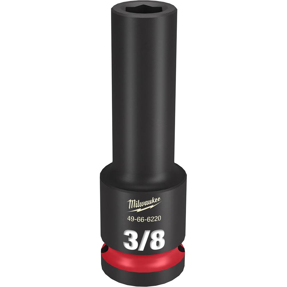 

Milwaukee SHOCKWAVE Impact Duty Socket 1/2" Drive 3/8" Deep 6 Point