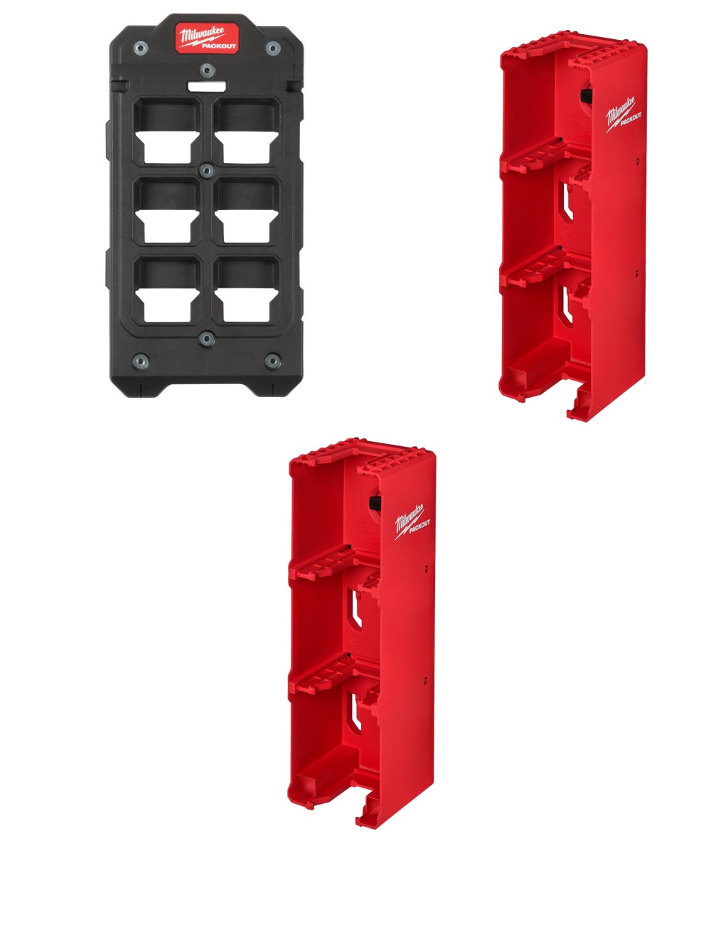 

Milwaukee PACKOUT Wall Plate & 2pk M18 Battery Racks Bundle