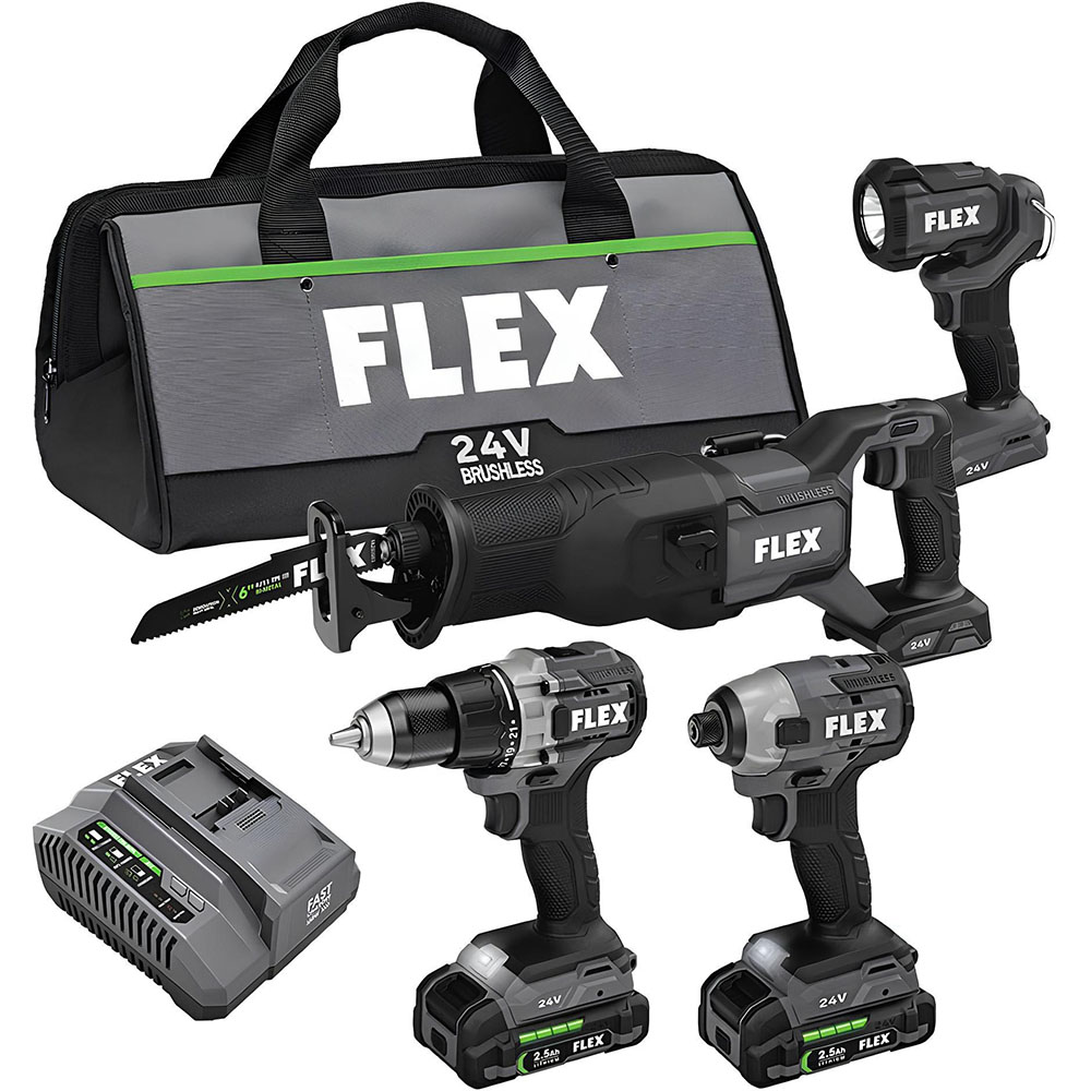 Flex Battery Drills At Lowes FLEX 24V Drill Driver Impact Driver