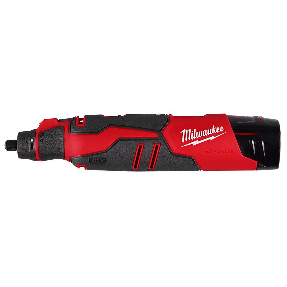 View Milwaukee M12 Brushless Rotary Tool Kit