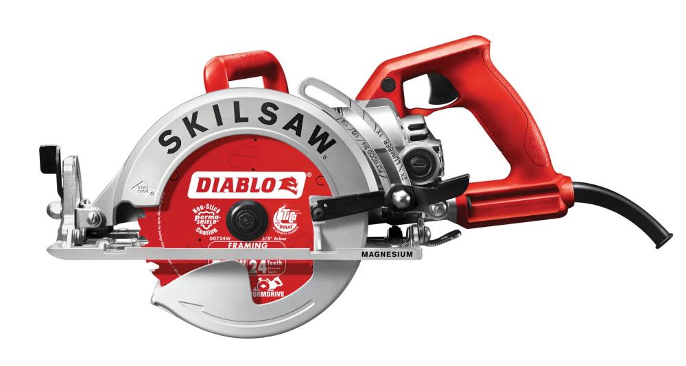 7 1 4 In Magnesium Worm Drive Saw With, Diablo Table Saw Blade 1000