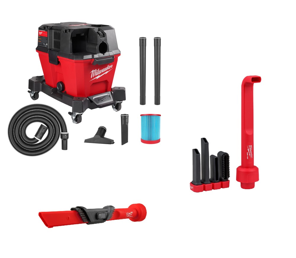 Milwaukee M18 FUEL Wet/Dry Vacuum Basic Bare Tool Bundle