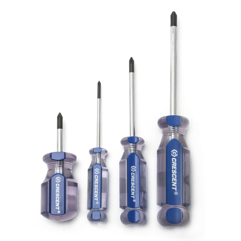 

Crescent 4 Pc. Phillips Acetate Screwdriver Set