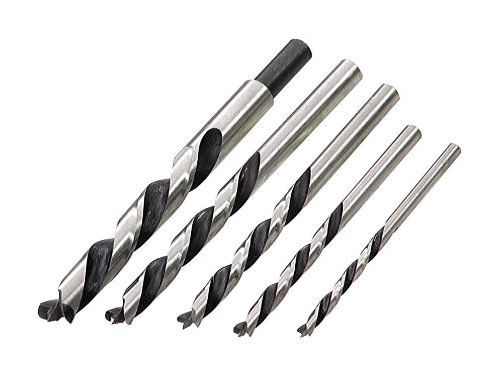 

Irwin 5 piece Brad Point Drill Bit Set