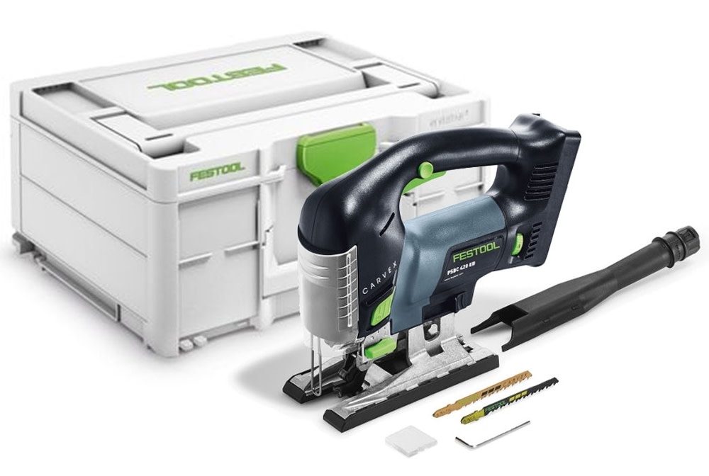

Festool Cordless Carvex Jigsaw PSBC 420 EB BASIC with Systainer Tool Only 576531