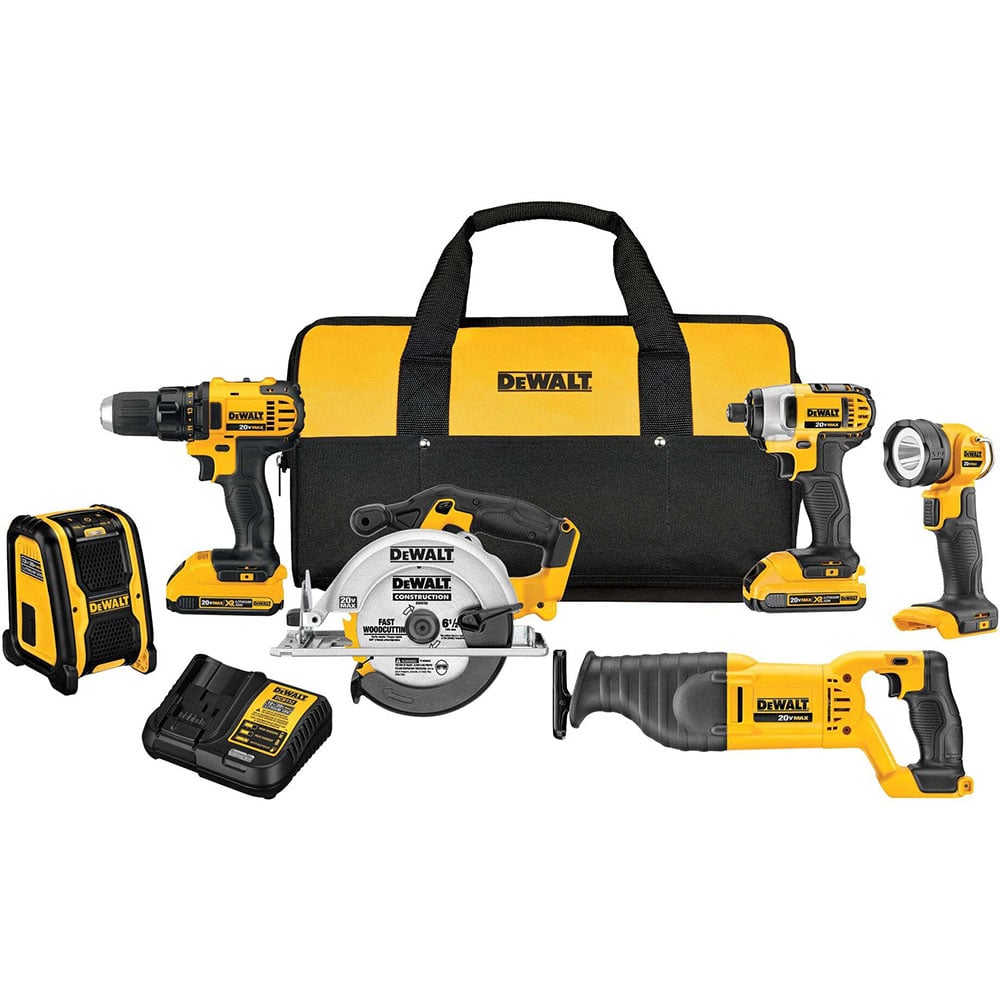 View DEWALT 20 V MAX Compact 6 TOOL Combo Kit