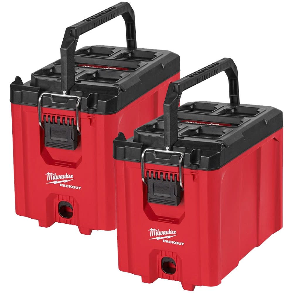 Milwaukee PACKOUT Compact Tool Box 2Pk Bundle