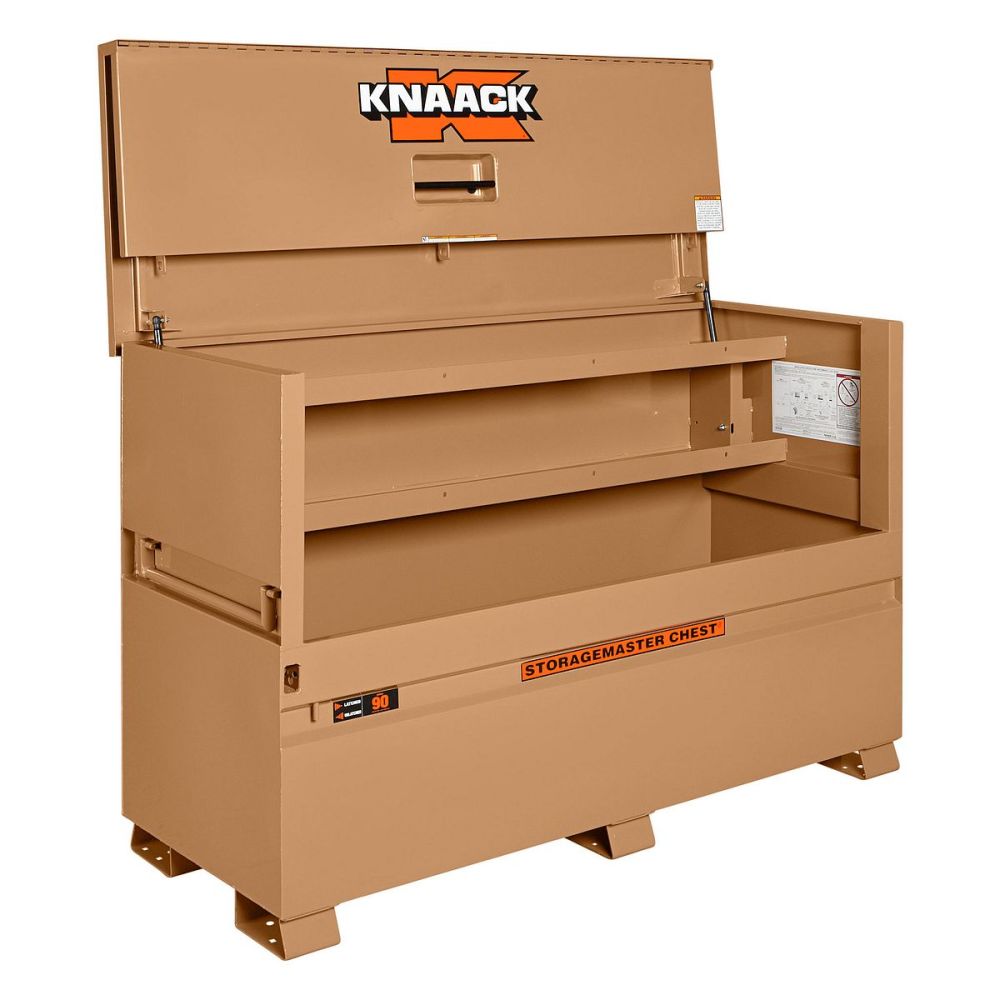 Knaack Model 90 57.5 Cu-Ft. Tan Steel Piano Box with KL