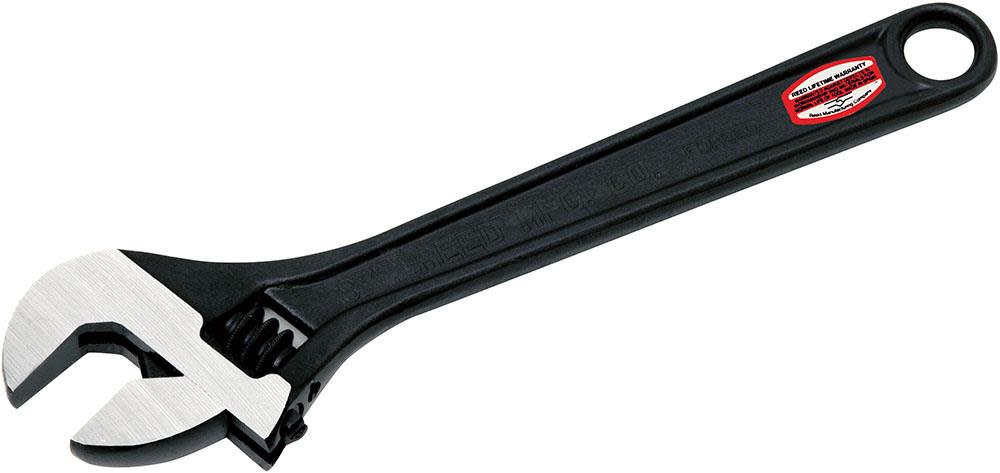 

Reed Mfg Adjustable Wrench Blackened 8 In.