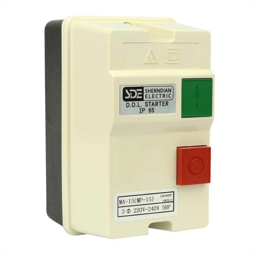 

Big Horn Magnetic Switch SW90-35 3 Phase 220-240V 5hp 12-18 Amp