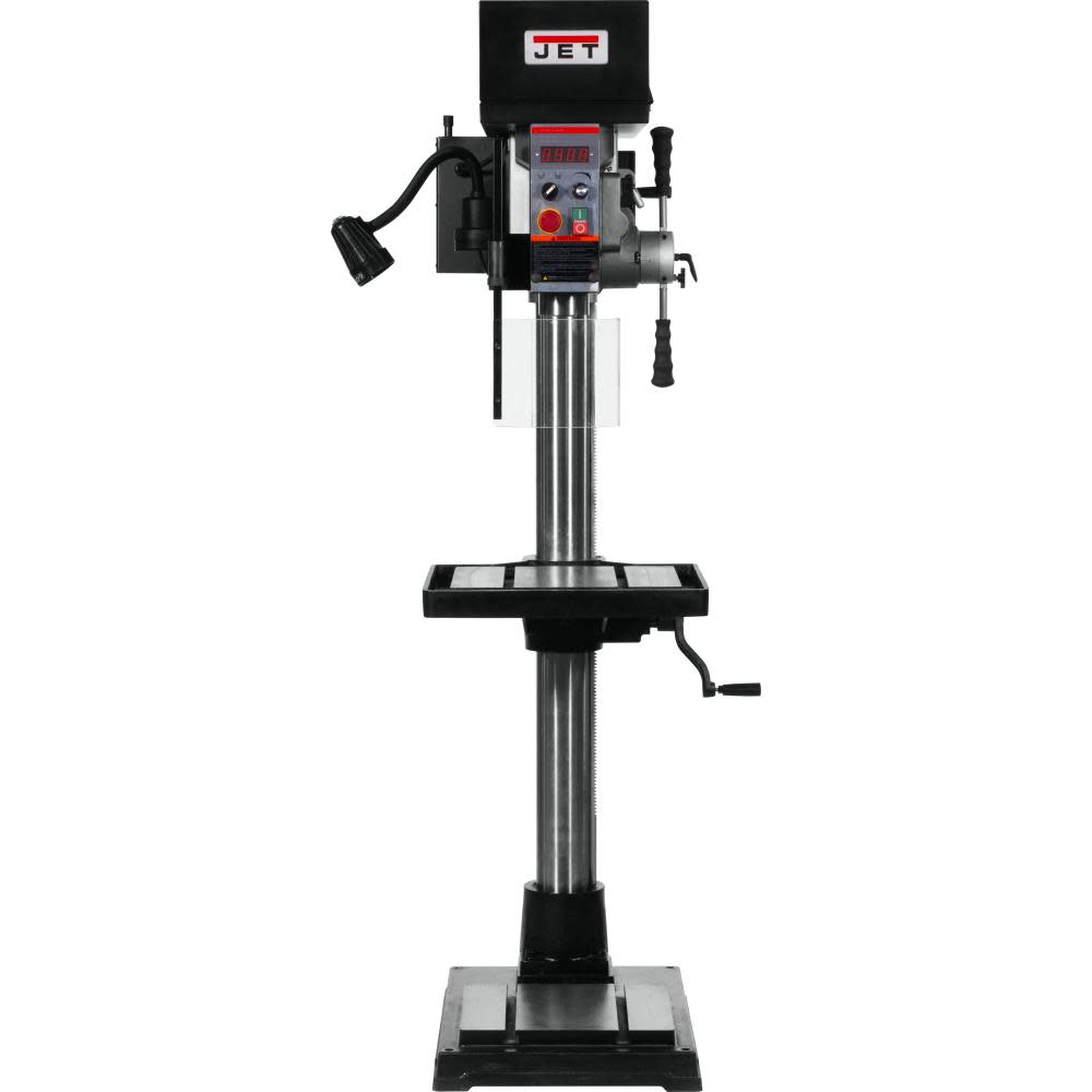 JET 20" Drill Press with 1 1/4" Drilling Capacity & Power Downfeed