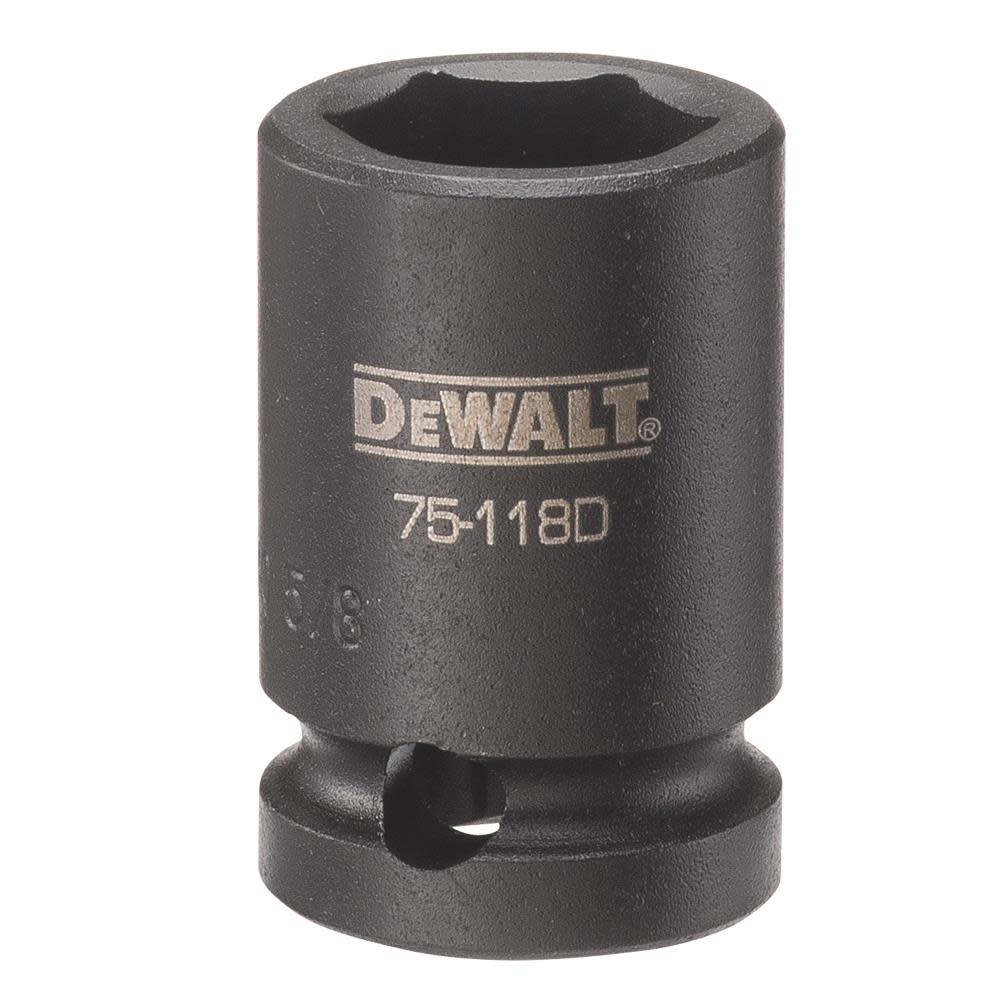 

DEWALT 1/2 Drive X 5/8 6PT Standard Impact Socket