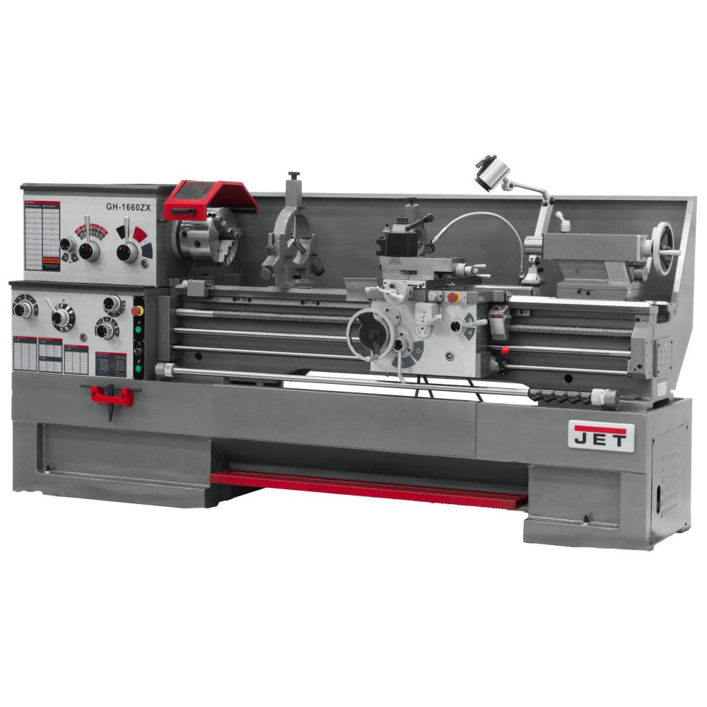 

JET GH-1880ZX with Taper Attachment and Collet Closer Metalworking Lathe