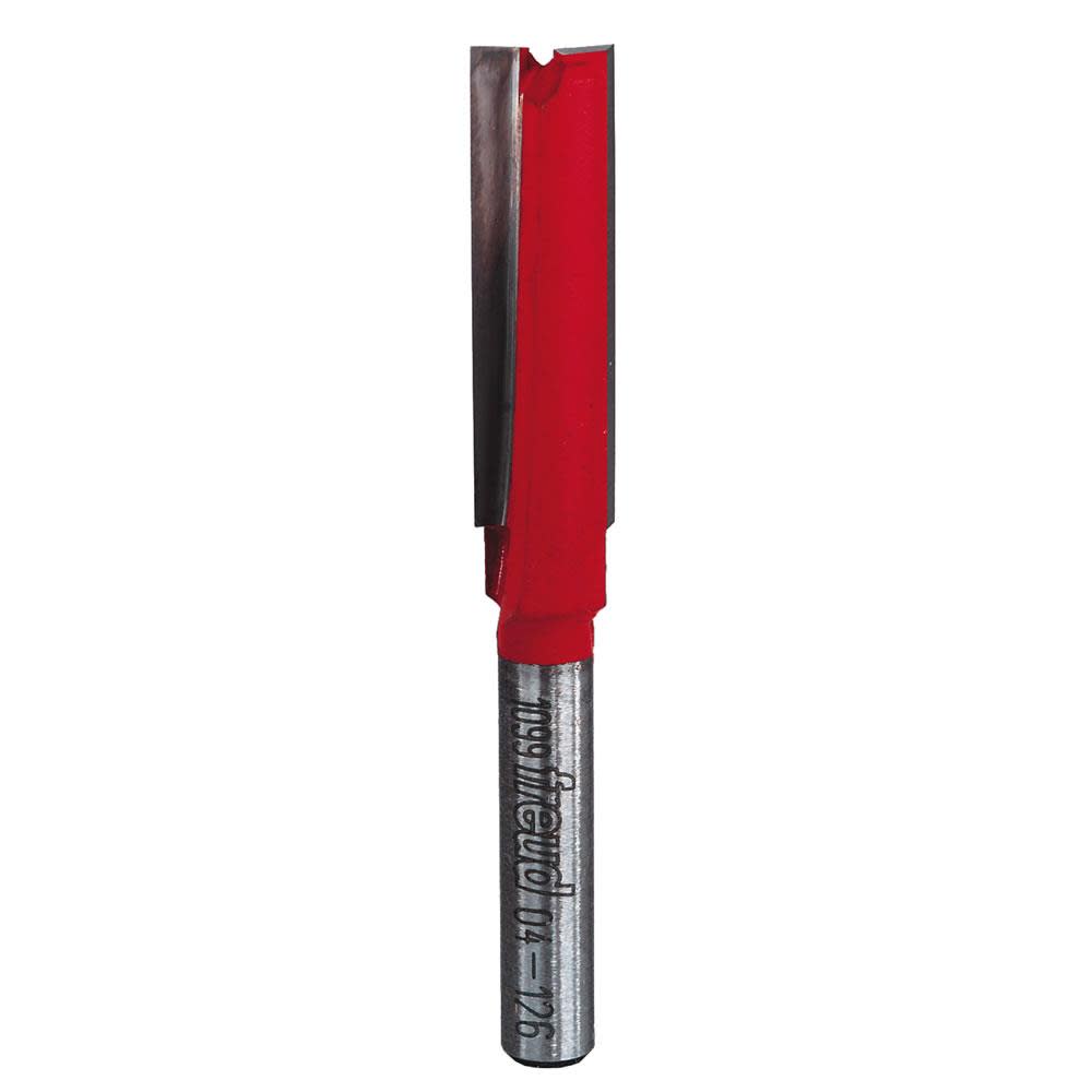 Freud 3/8 In. (Dia.) Double Flute Straight Bit with 1/4 In. Shank