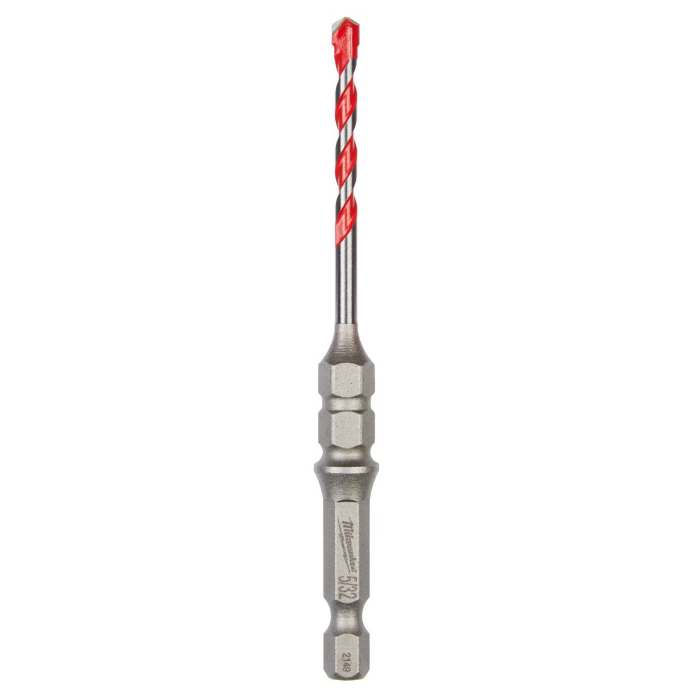 

Milwaukee 5/32" x 4" SHOCKWAVE Carbide Hammer Drill Bit for Concrete Screws