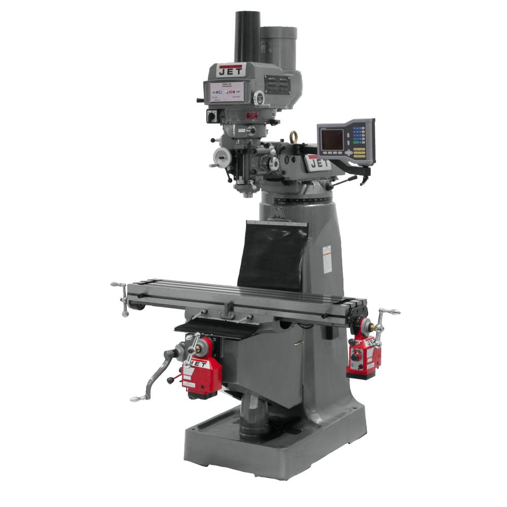 

JET JTM-4VS Mill with x and Y-Axis Powerfeeds with Power Drawbar