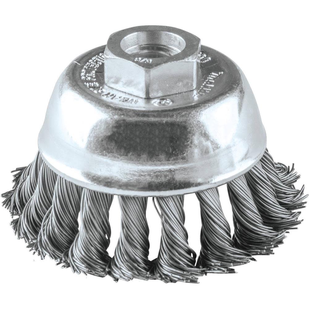 

Makita 2-3/4" Knot Wire Cup Brush 5/8"-11