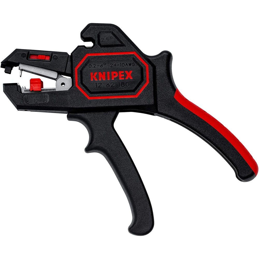Knipex Insulation Stripper Automatic 180mm 10 to 24 AWG 12