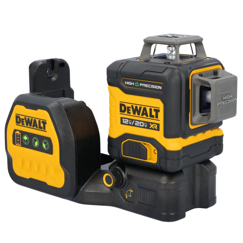DEWALT 20V MAX XR 3 x 360 High Precision Green Laser Level DCLE34033D1 Acme Tools