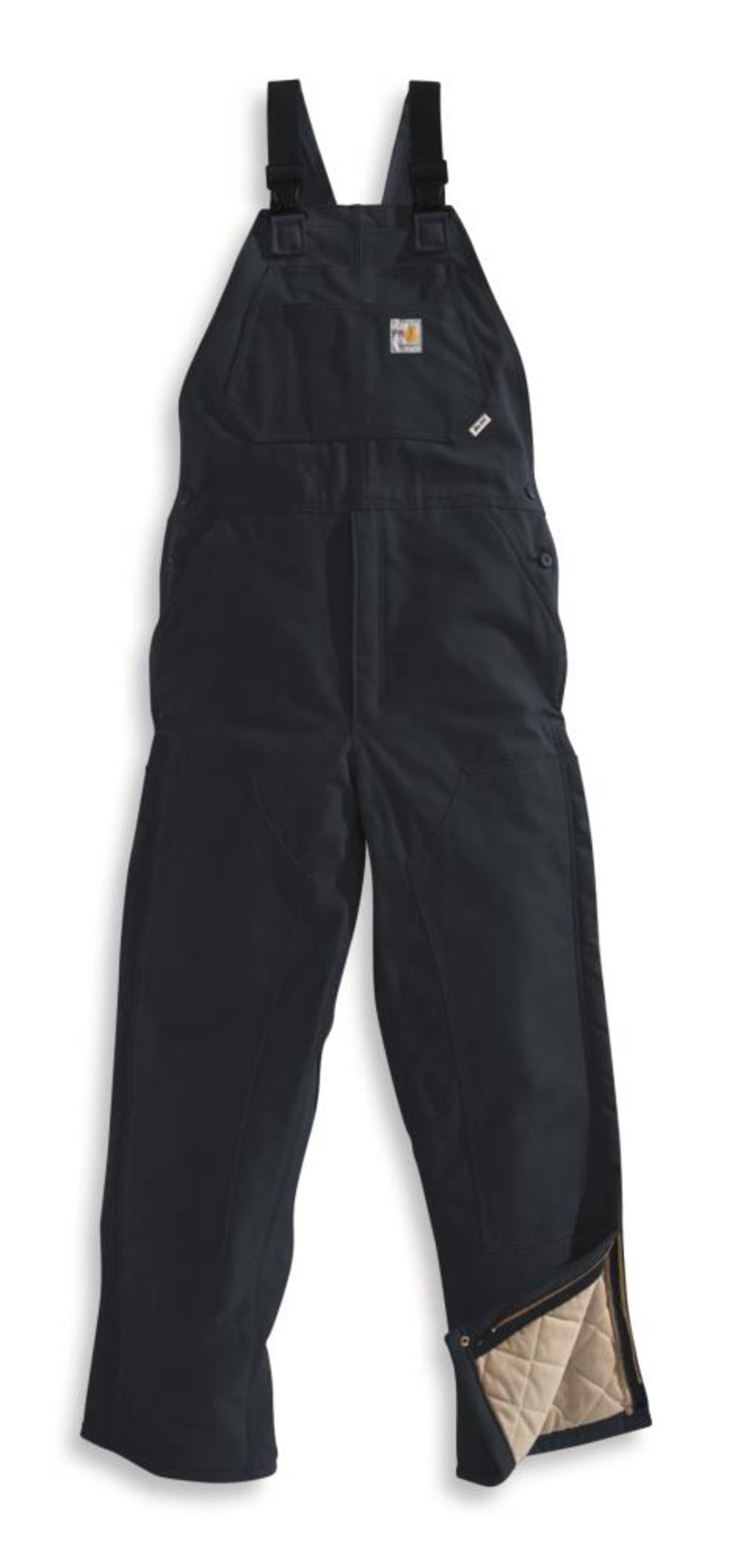 Carhartt Men’s Flame Resistant Duck Bib Overall/Quilt Lined
