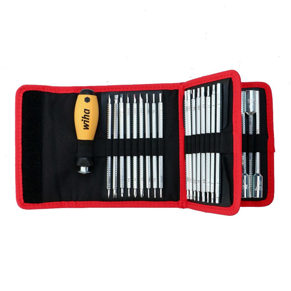 Wiha ESD Safe Drive-Loc VI Wallet Set 32 Piece 28187 - Acme Tools