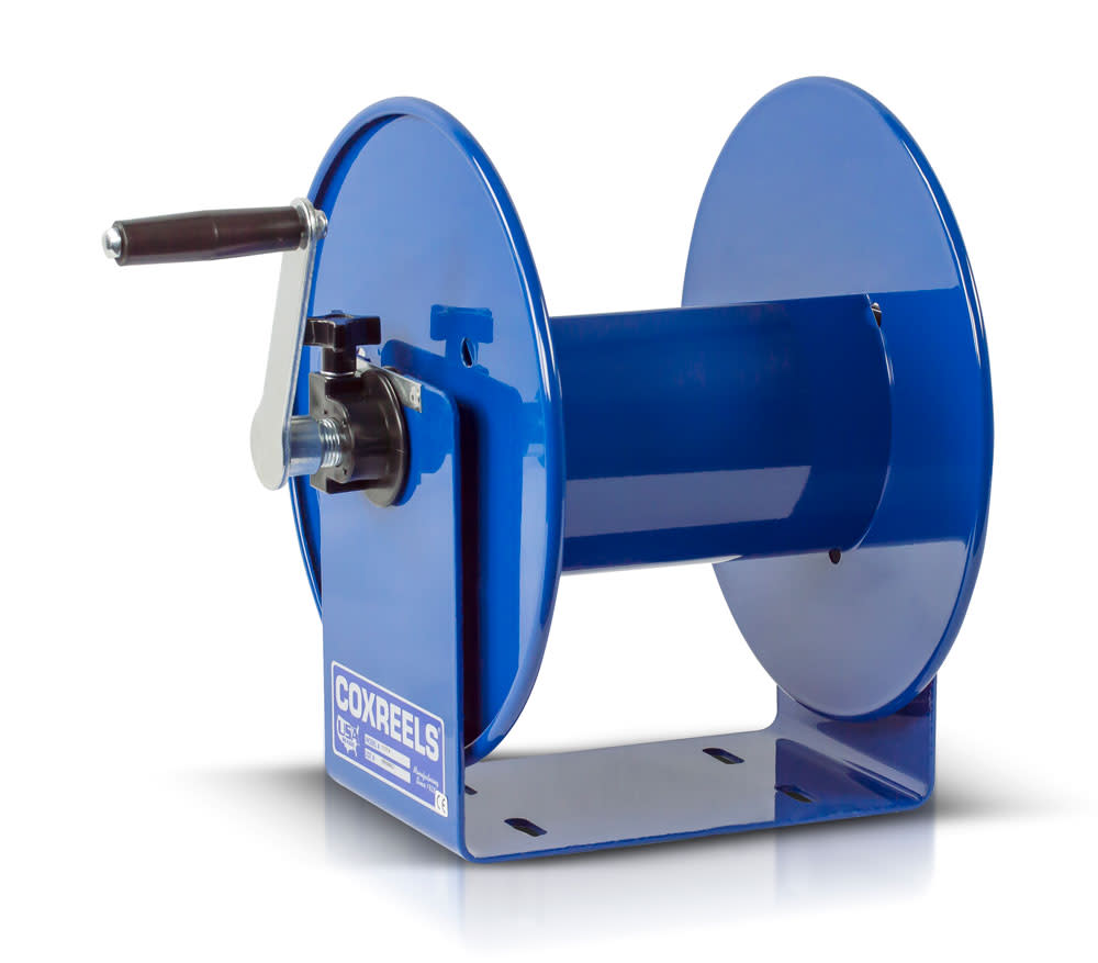 

Coxreels Hose Reel Cord or Cable Storage Reel 150' Cable Capacity/8 GA 225' Cable Capacity/10 GA Cord Not Included