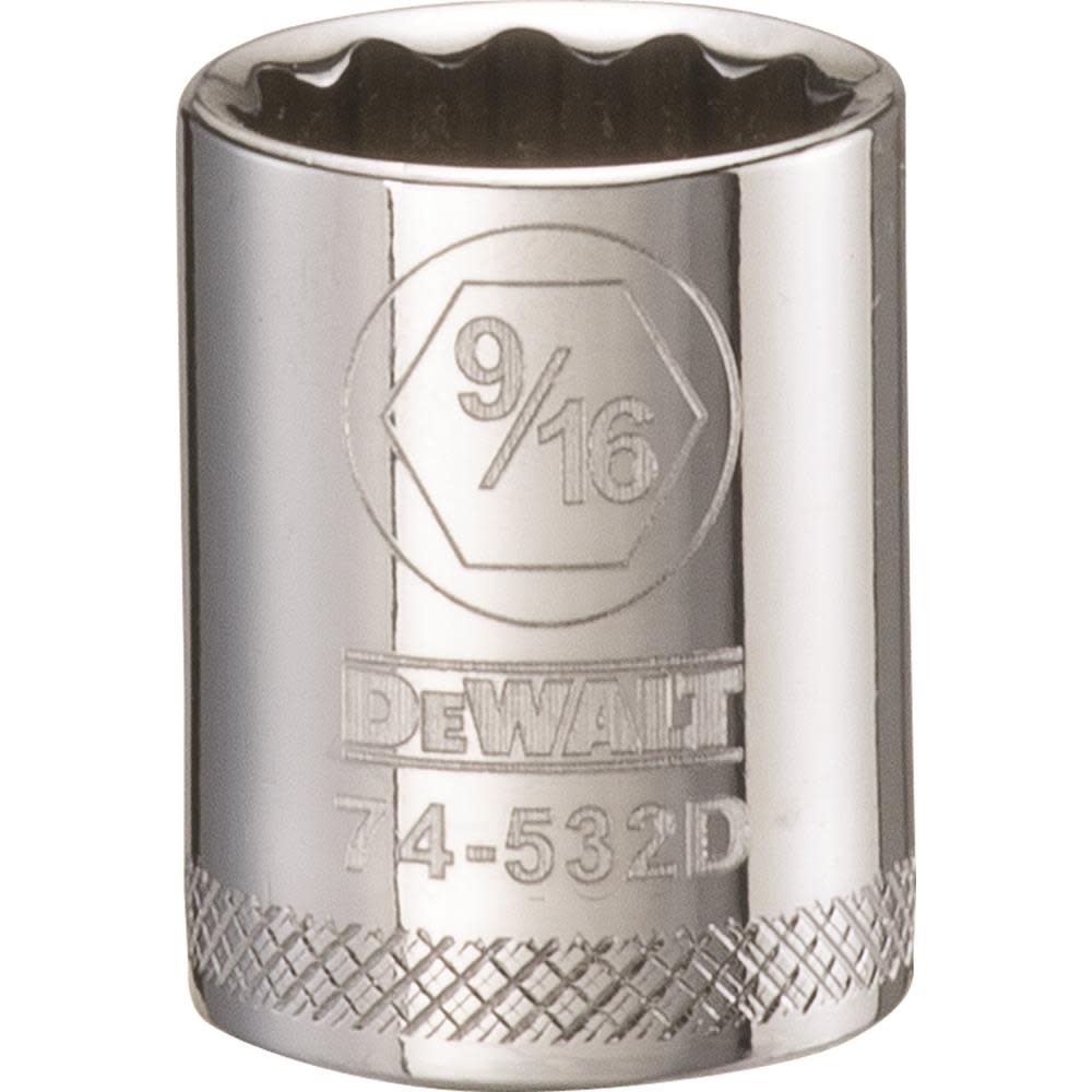 

DEWALT Socket 12 Point 3/8" Drive 9/16" SAE