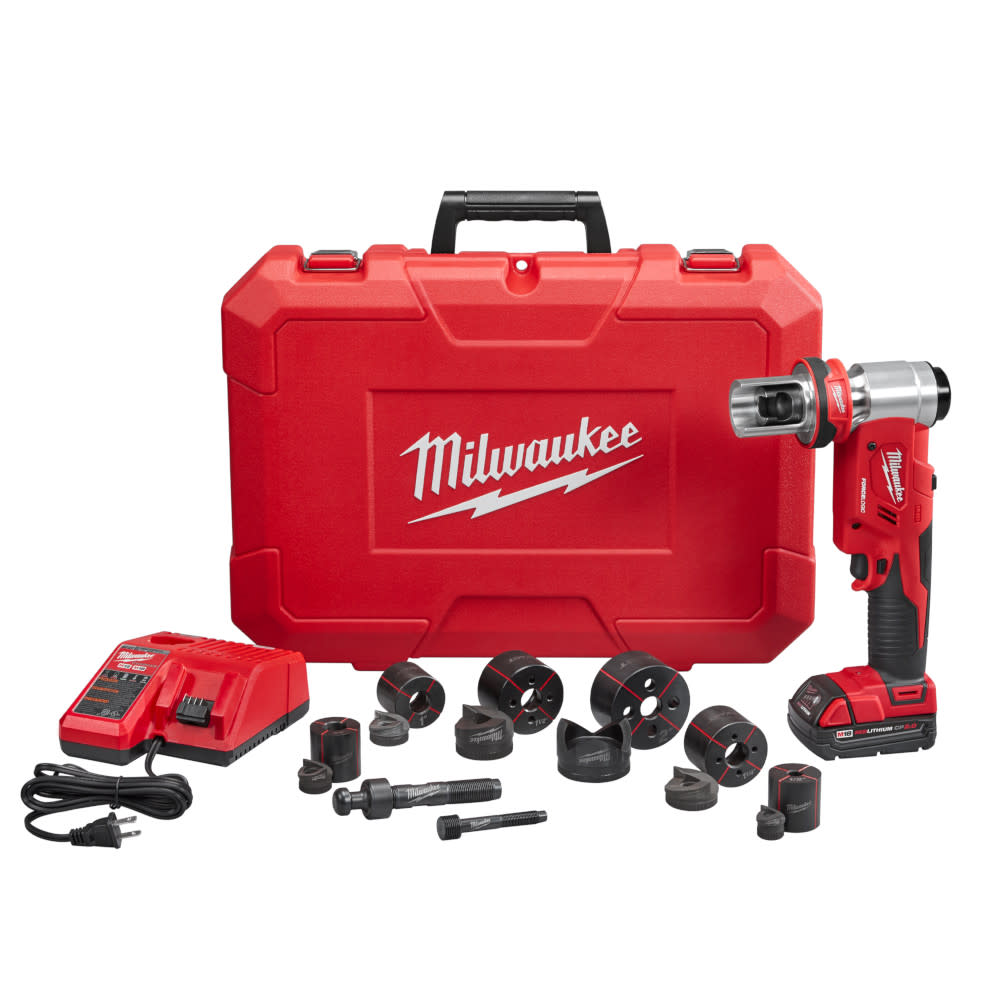 Milwaukee M18 Force Logic 6T Knockout Tool Kit 2677-21 - Acme Tools
