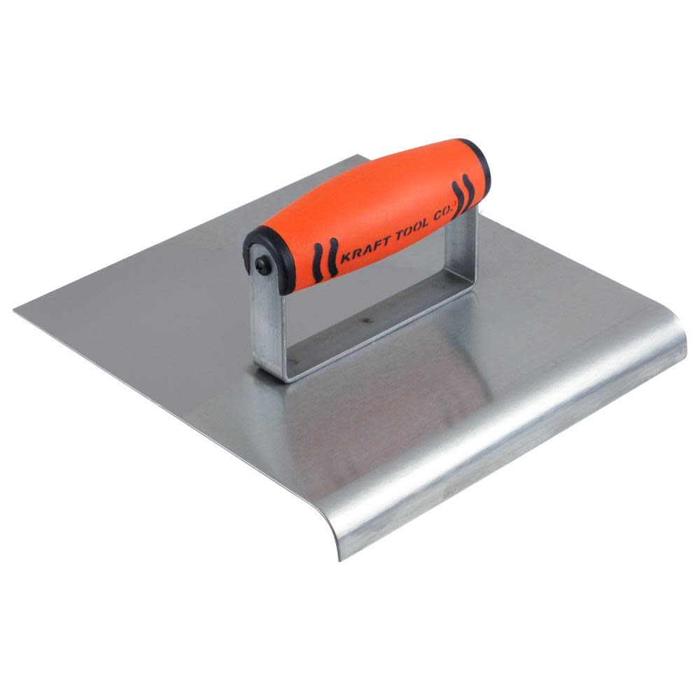 Kraft Tool Co 8" x 8" 1/4" R 1/2" L Cement Edger